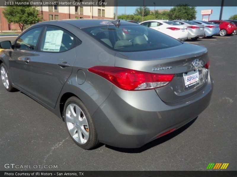Harbor Gray Metallic / Gray 2013 Hyundai Elantra Limited