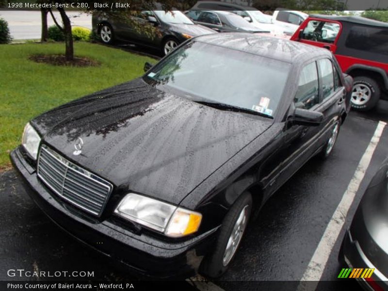 Black / Black 1998 Mercedes-Benz C 280