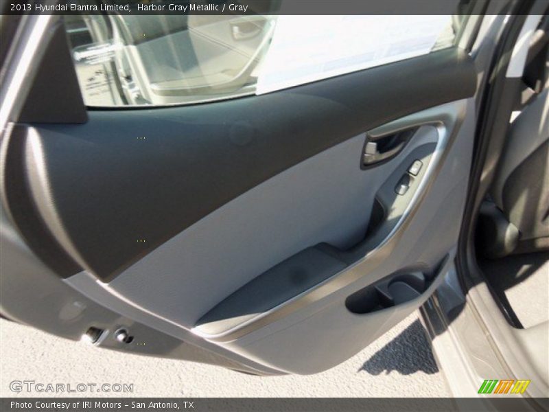 Harbor Gray Metallic / Gray 2013 Hyundai Elantra Limited