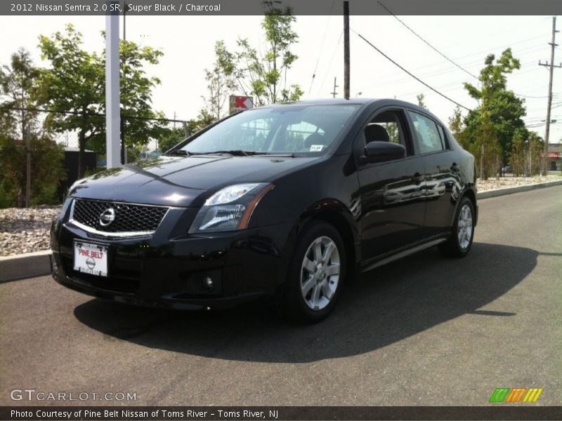 Super Black / Charcoal 2012 Nissan Sentra 2.0 SR