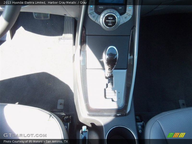 Harbor Gray Metallic / Gray 2013 Hyundai Elantra Limited