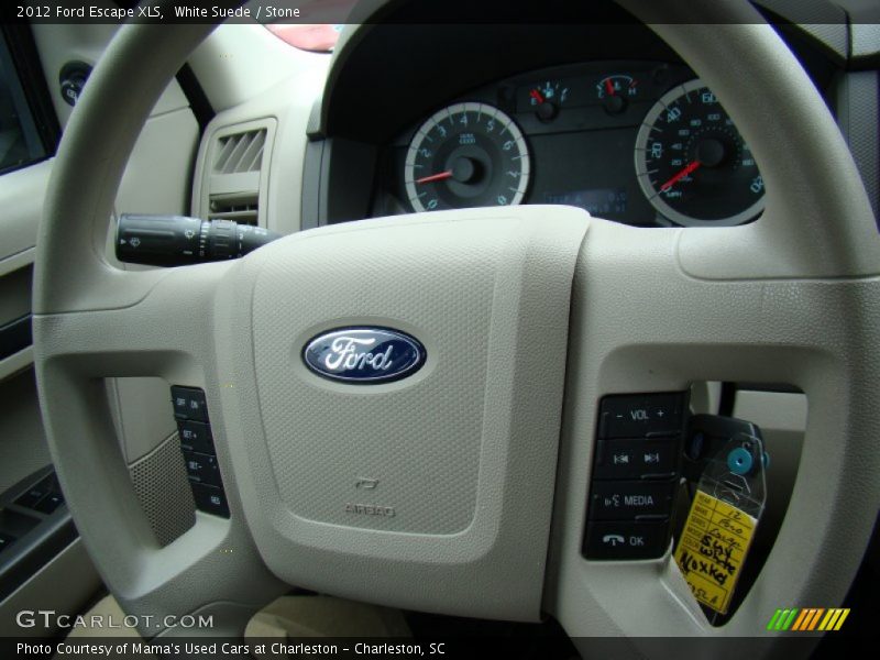 White Suede / Stone 2012 Ford Escape XLS