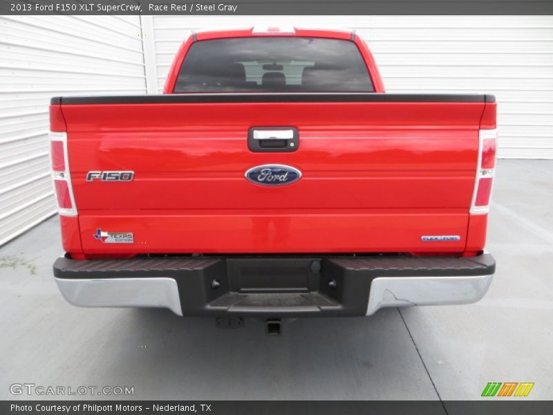 Race Red / Steel Gray 2013 Ford F150 XLT SuperCrew