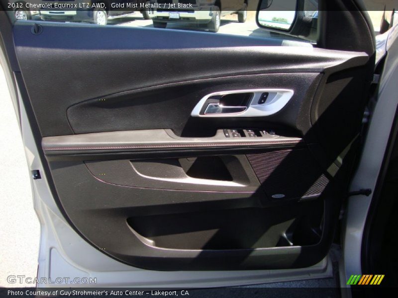 Gold Mist Metallic / Jet Black 2012 Chevrolet Equinox LTZ AWD