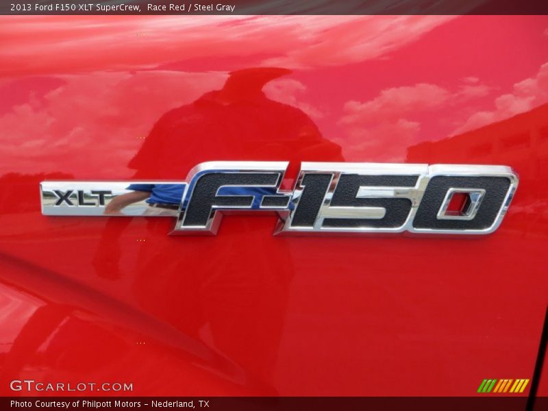 Race Red / Steel Gray 2013 Ford F150 XLT SuperCrew