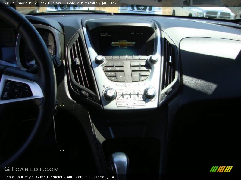 Gold Mist Metallic / Jet Black 2012 Chevrolet Equinox LTZ AWD
