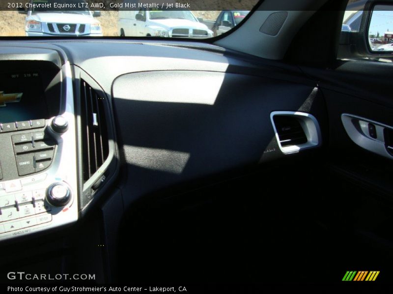 Gold Mist Metallic / Jet Black 2012 Chevrolet Equinox LTZ AWD