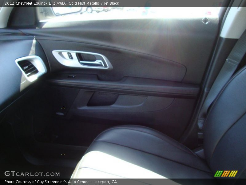 Gold Mist Metallic / Jet Black 2012 Chevrolet Equinox LTZ AWD