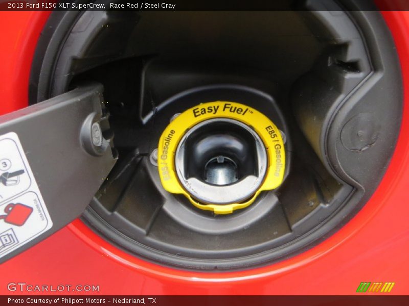 Race Red / Steel Gray 2013 Ford F150 XLT SuperCrew