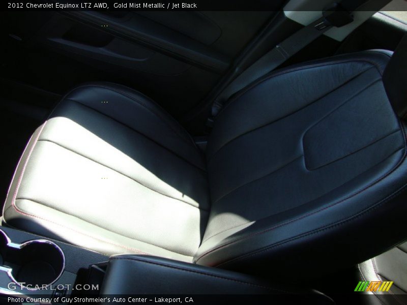 Gold Mist Metallic / Jet Black 2012 Chevrolet Equinox LTZ AWD