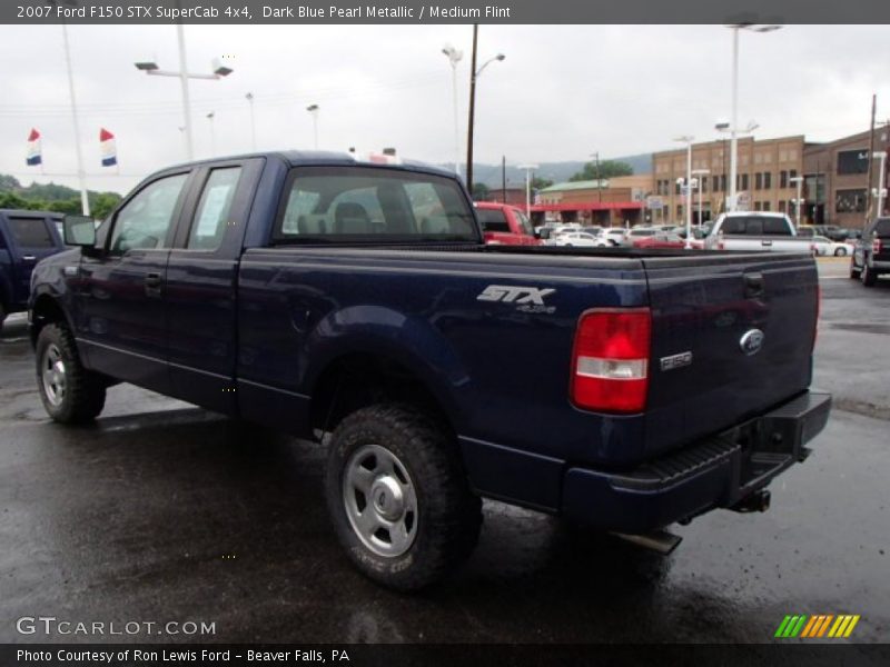 Dark Blue Pearl Metallic / Medium Flint 2007 Ford F150 STX SuperCab 4x4