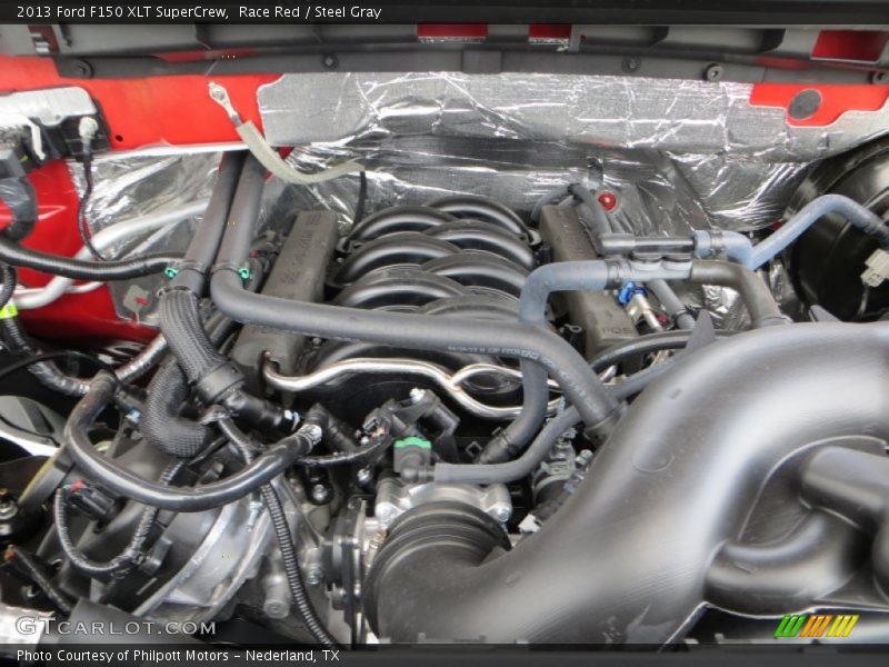 Race Red / Steel Gray 2013 Ford F150 XLT SuperCrew