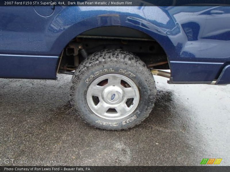 Dark Blue Pearl Metallic / Medium Flint 2007 Ford F150 STX SuperCab 4x4