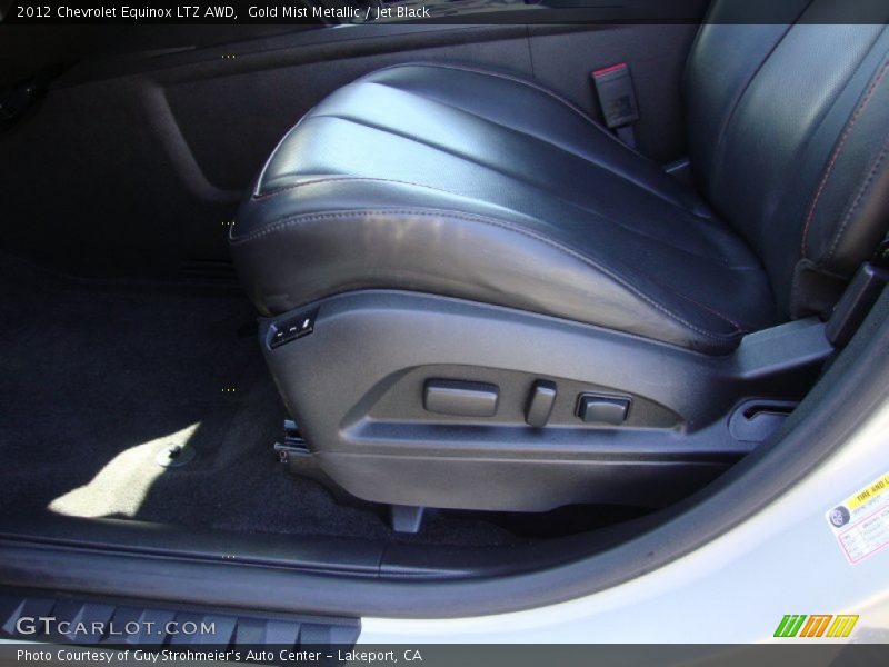 Gold Mist Metallic / Jet Black 2012 Chevrolet Equinox LTZ AWD