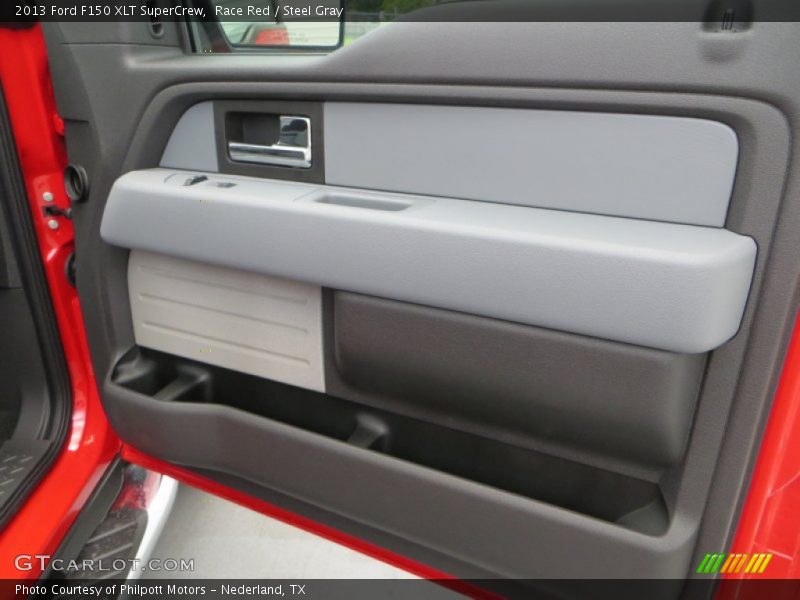 Race Red / Steel Gray 2013 Ford F150 XLT SuperCrew