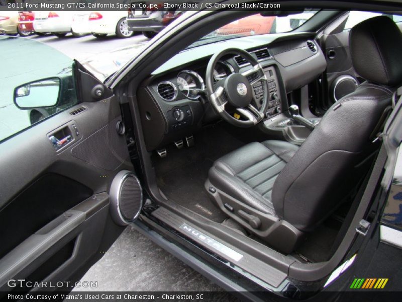Ebony Black / CS Charcoal Black/Carbon 2011 Ford Mustang GT/CS California Special Coupe