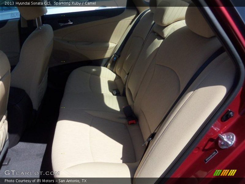 Sparkling Ruby / Camel 2013 Hyundai Sonata GLS