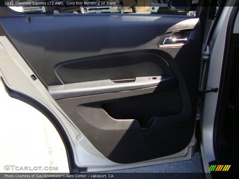 Gold Mist Metallic / Jet Black 2012 Chevrolet Equinox LTZ AWD