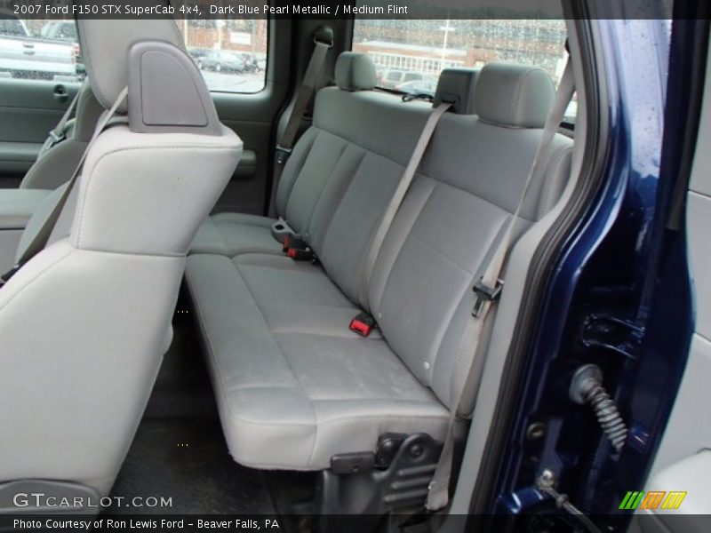 Dark Blue Pearl Metallic / Medium Flint 2007 Ford F150 STX SuperCab 4x4