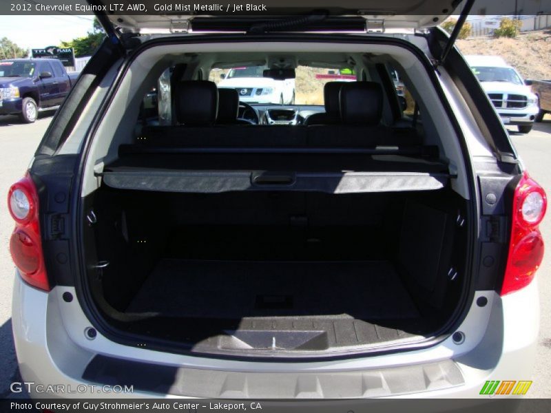 Gold Mist Metallic / Jet Black 2012 Chevrolet Equinox LTZ AWD