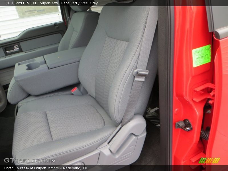 Race Red / Steel Gray 2013 Ford F150 XLT SuperCrew