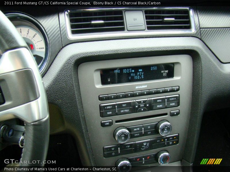 Ebony Black / CS Charcoal Black/Carbon 2011 Ford Mustang GT/CS California Special Coupe