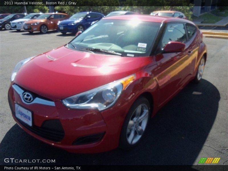 Boston Red / Gray 2013 Hyundai Veloster