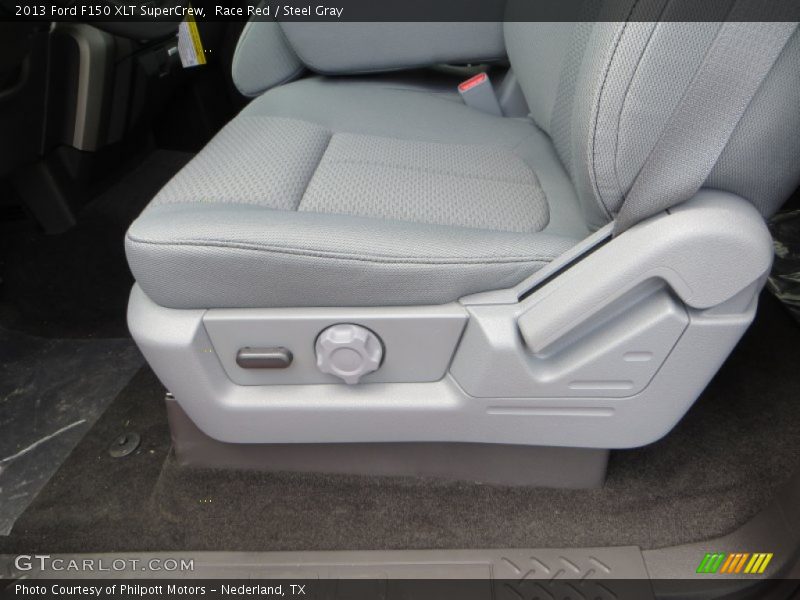 Race Red / Steel Gray 2013 Ford F150 XLT SuperCrew