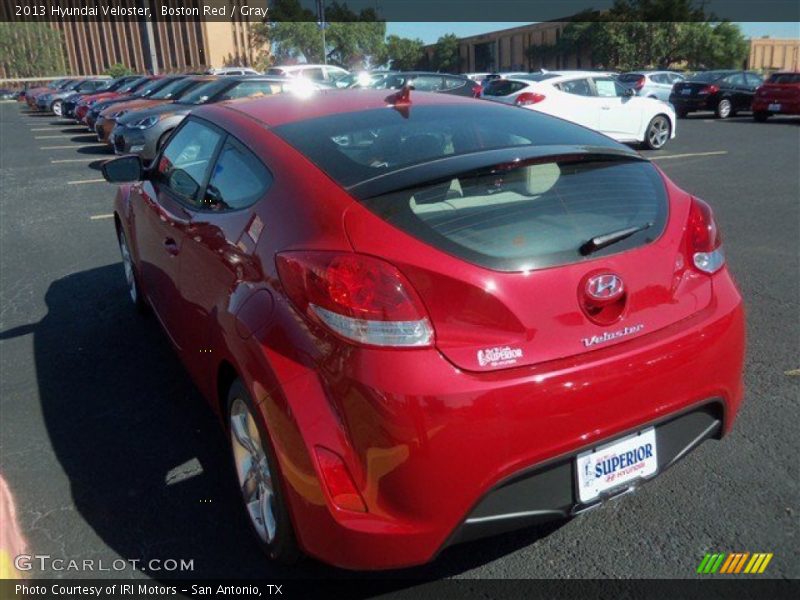 Boston Red / Gray 2013 Hyundai Veloster