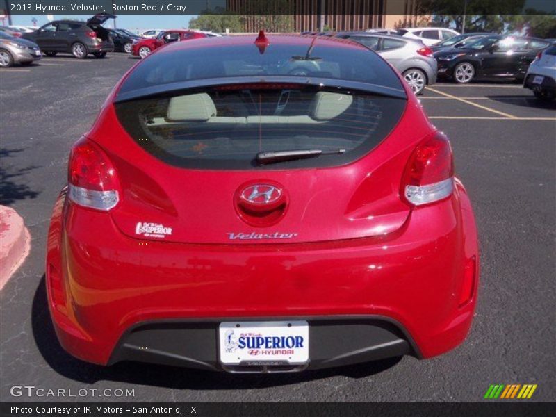 Boston Red / Gray 2013 Hyundai Veloster