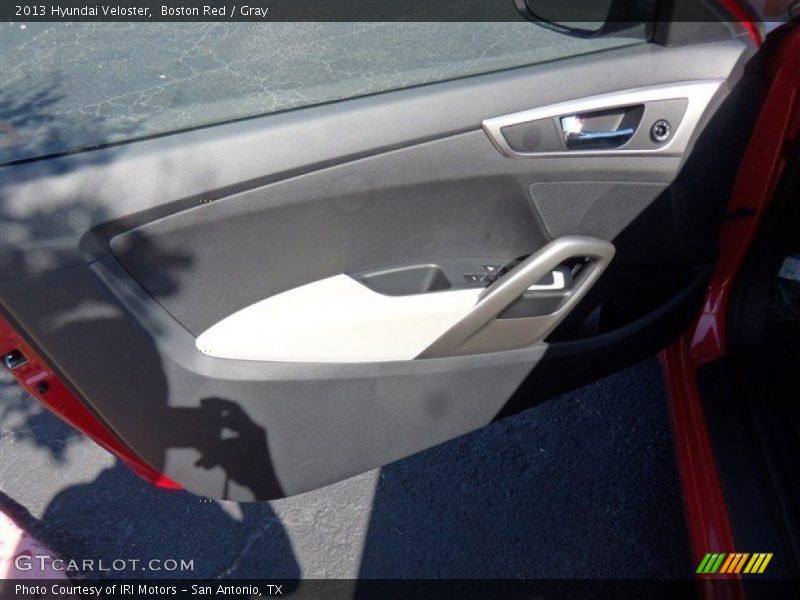 Boston Red / Gray 2013 Hyundai Veloster