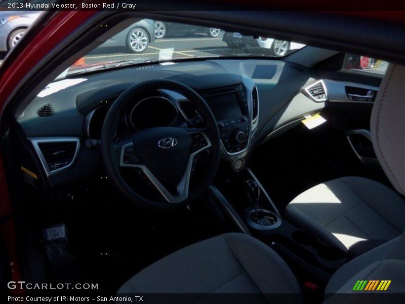 Boston Red / Gray 2013 Hyundai Veloster