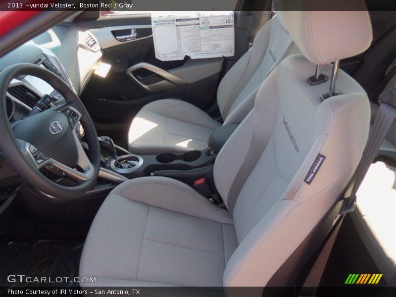 Boston Red / Gray 2013 Hyundai Veloster
