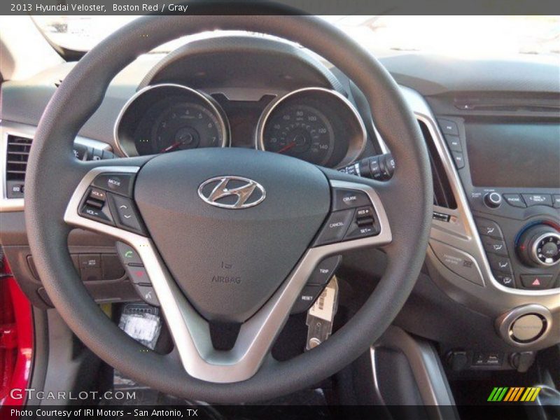 Boston Red / Gray 2013 Hyundai Veloster