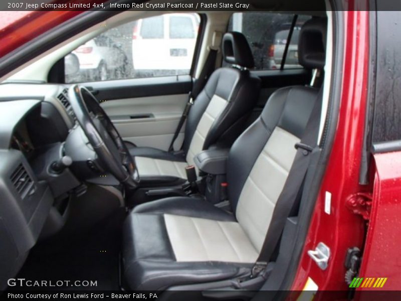 Inferno Red Crystal Pearlcoat / Pastel Slate Gray 2007 Jeep Compass Limited 4x4