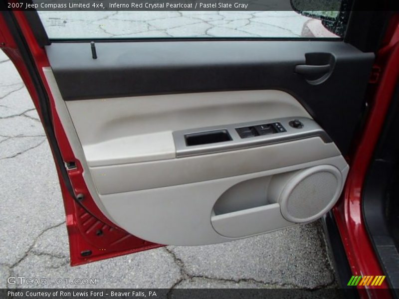 Inferno Red Crystal Pearlcoat / Pastel Slate Gray 2007 Jeep Compass Limited 4x4