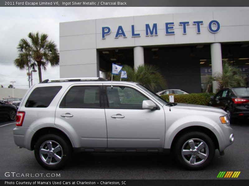Ingot Silver Metallic / Charcoal Black 2011 Ford Escape Limited V6
