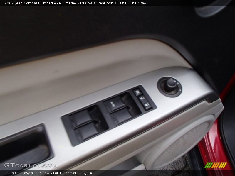 Inferno Red Crystal Pearlcoat / Pastel Slate Gray 2007 Jeep Compass Limited 4x4