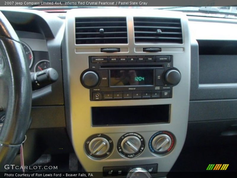 Inferno Red Crystal Pearlcoat / Pastel Slate Gray 2007 Jeep Compass Limited 4x4