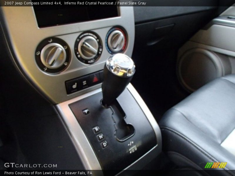 Inferno Red Crystal Pearlcoat / Pastel Slate Gray 2007 Jeep Compass Limited 4x4