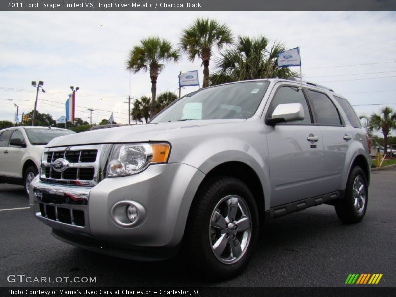 Ingot Silver Metallic / Charcoal Black 2011 Ford Escape Limited V6