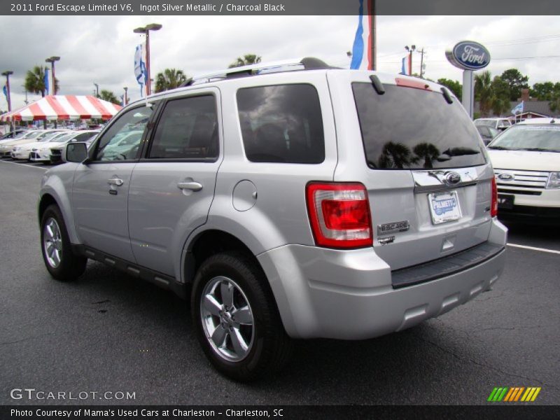 Ingot Silver Metallic / Charcoal Black 2011 Ford Escape Limited V6