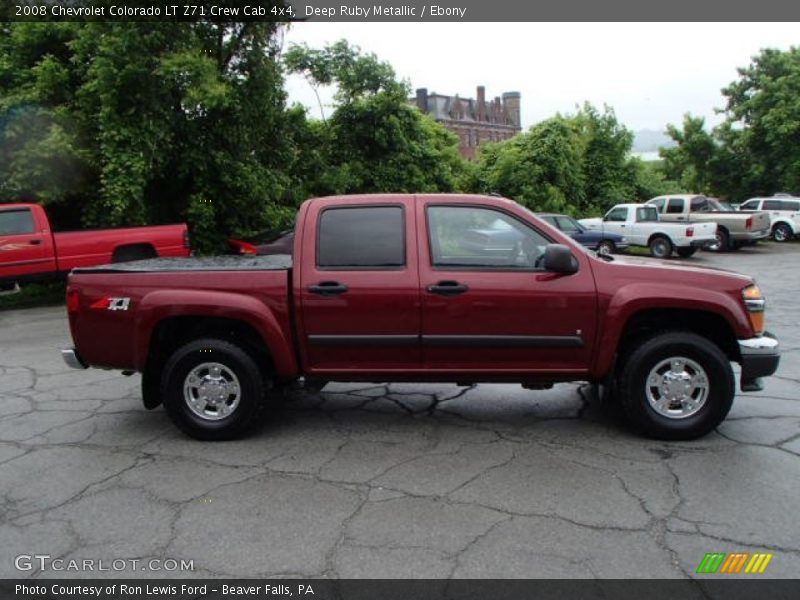 Deep Ruby Metallic / Ebony 2008 Chevrolet Colorado LT Z71 Crew Cab 4x4