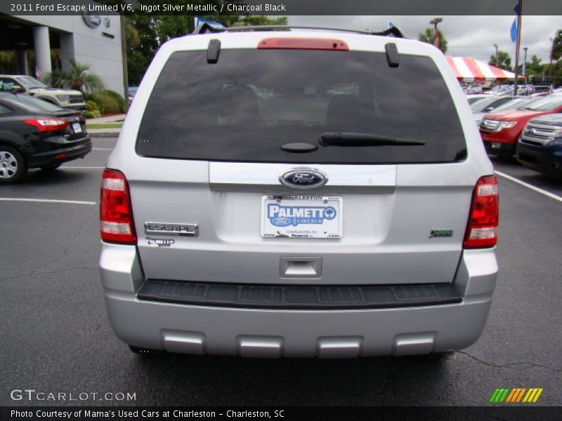 Ingot Silver Metallic / Charcoal Black 2011 Ford Escape Limited V6