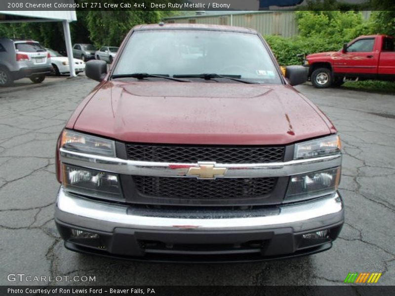 Deep Ruby Metallic / Ebony 2008 Chevrolet Colorado LT Z71 Crew Cab 4x4