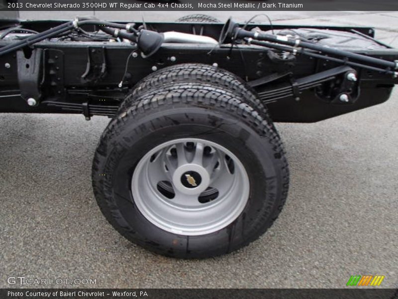 Mocha Steel Metallic / Dark Titanium 2013 Chevrolet Silverado 3500HD WT Regular Cab 4x4 Chassis