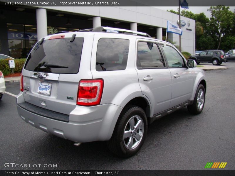 Ingot Silver Metallic / Charcoal Black 2011 Ford Escape Limited V6