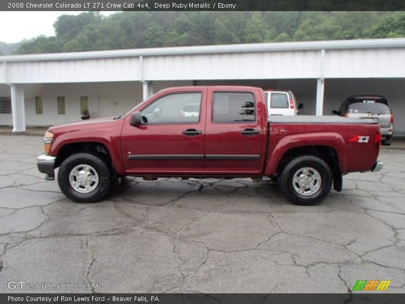 Deep Ruby Metallic / Ebony 2008 Chevrolet Colorado LT Z71 Crew Cab 4x4