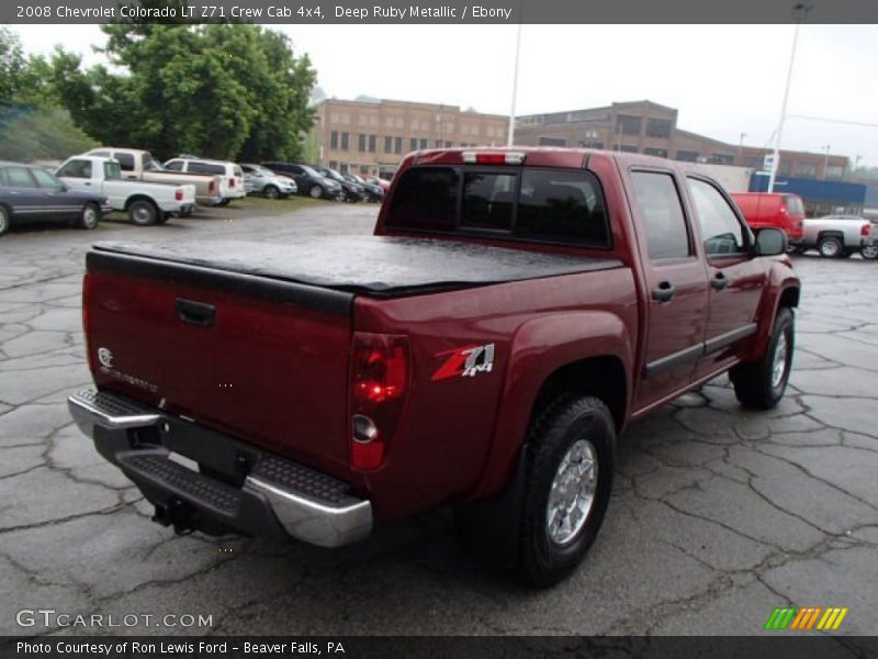 Deep Ruby Metallic / Ebony 2008 Chevrolet Colorado LT Z71 Crew Cab 4x4