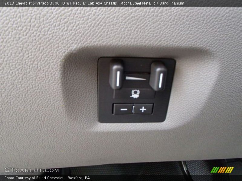 Mocha Steel Metallic / Dark Titanium 2013 Chevrolet Silverado 3500HD WT Regular Cab 4x4 Chassis